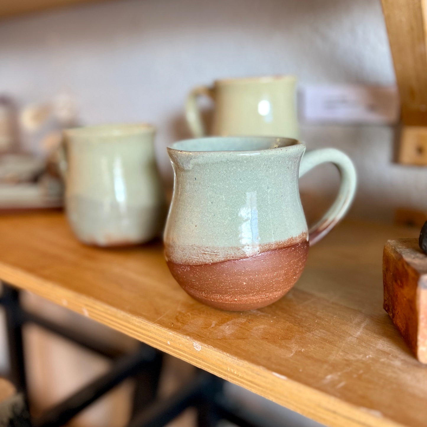 Redstone Mug - Oat and Teal