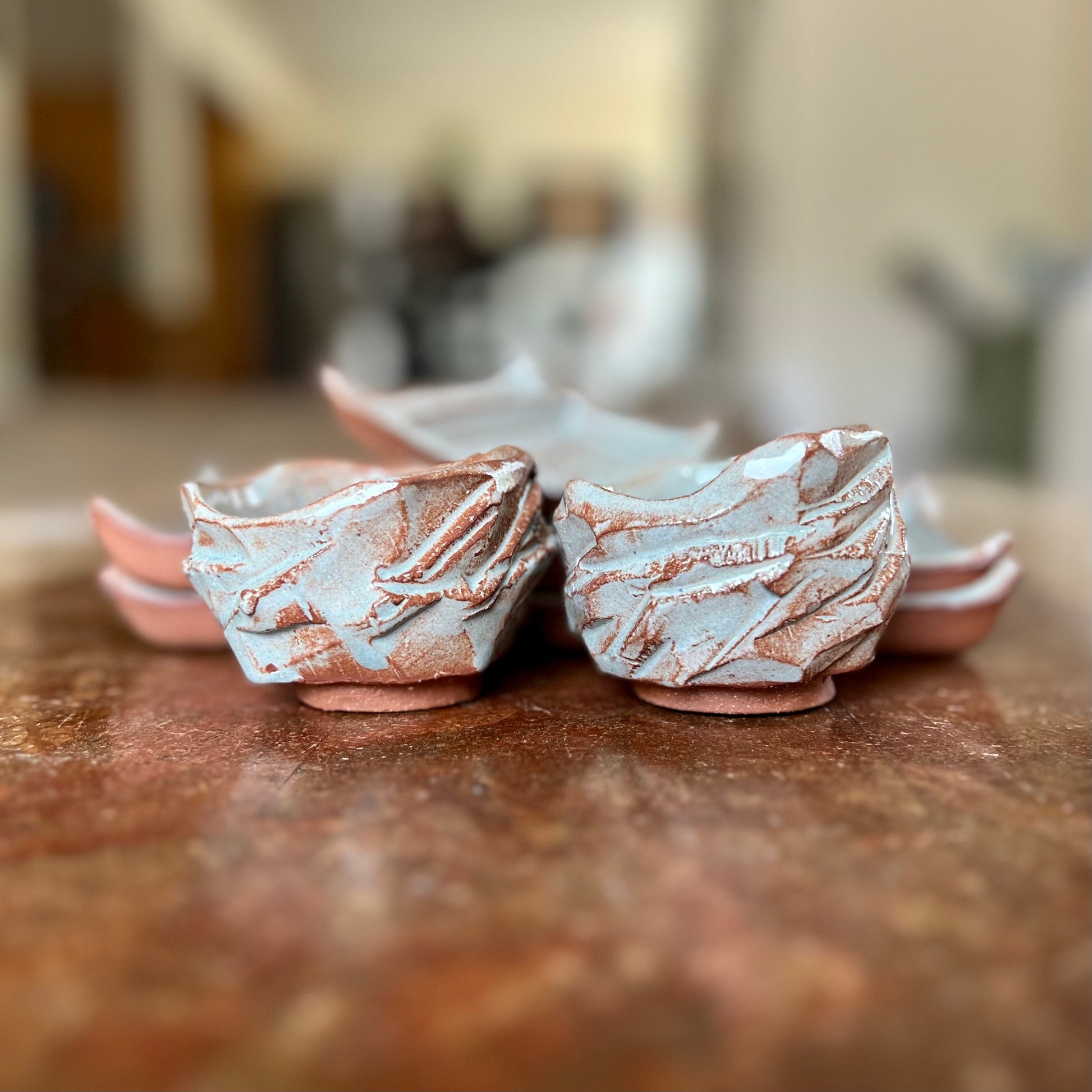 Sushi Set in Blue Matte – Scarlet Sequoia Ceramics