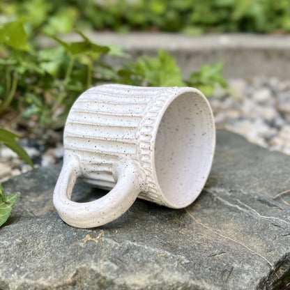 Carved Mugs - Small - White