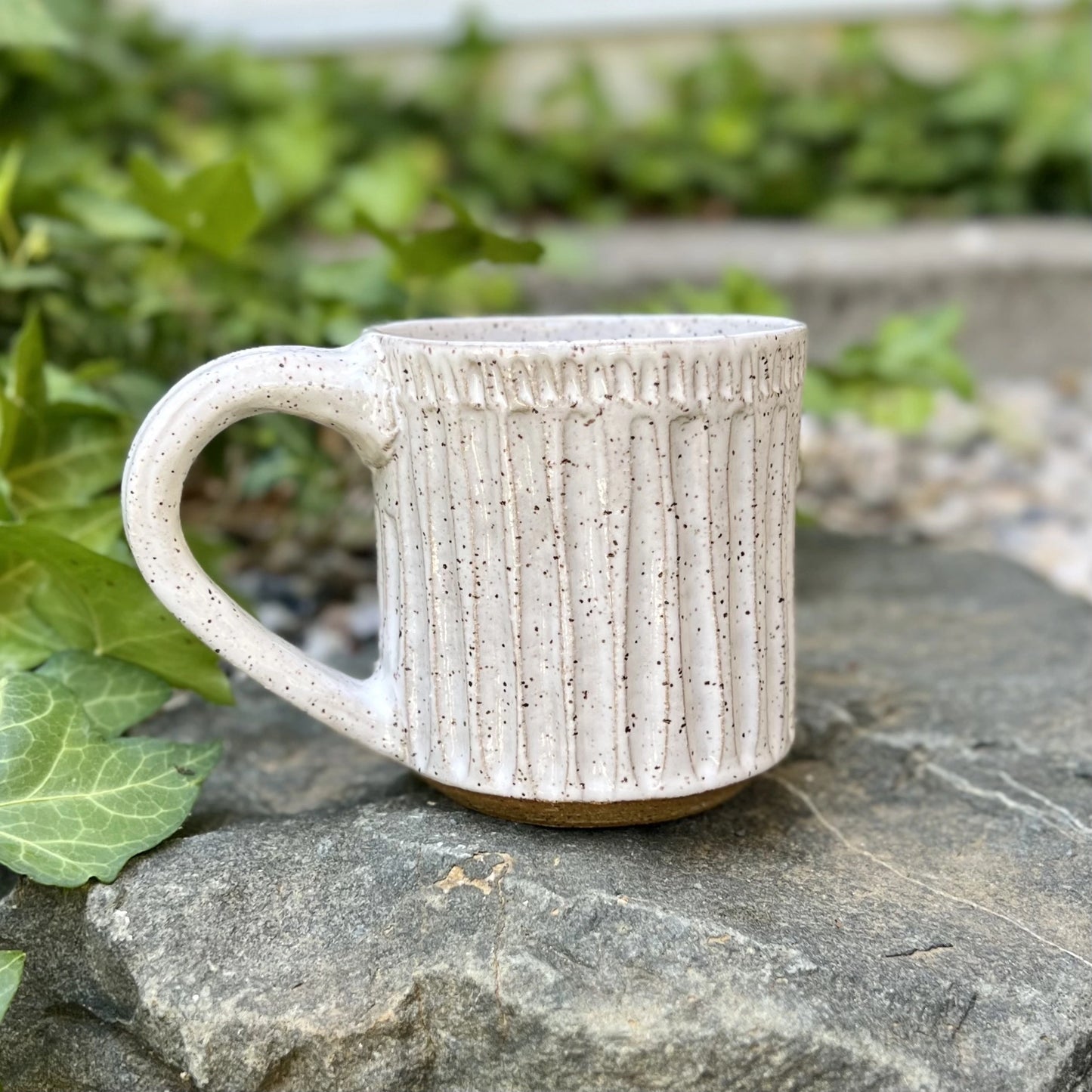 Carved Mugs - Small - White