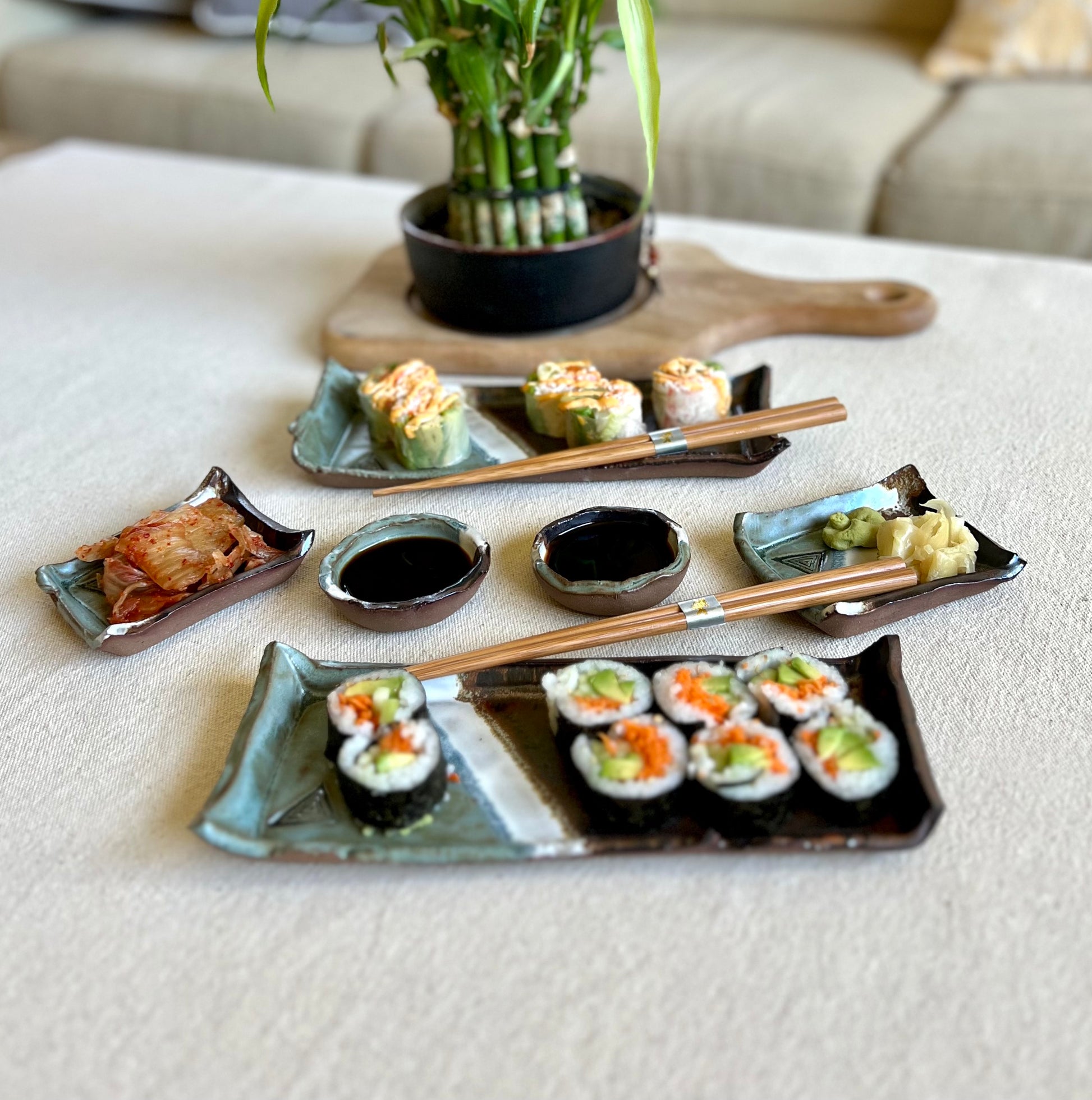 Ceramic Japanese Sushi Set